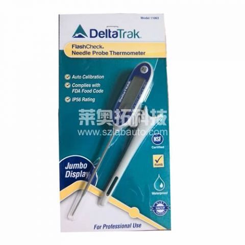供应美国DeltaTRAK11063数字探针电子温度计自动校准